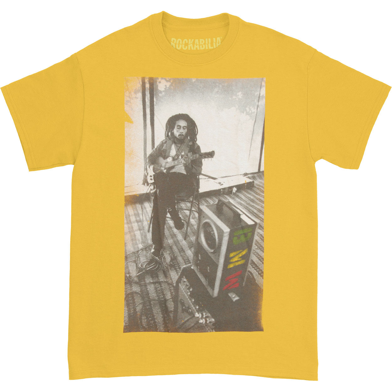 Bob Marley Speaker T-shirt Front