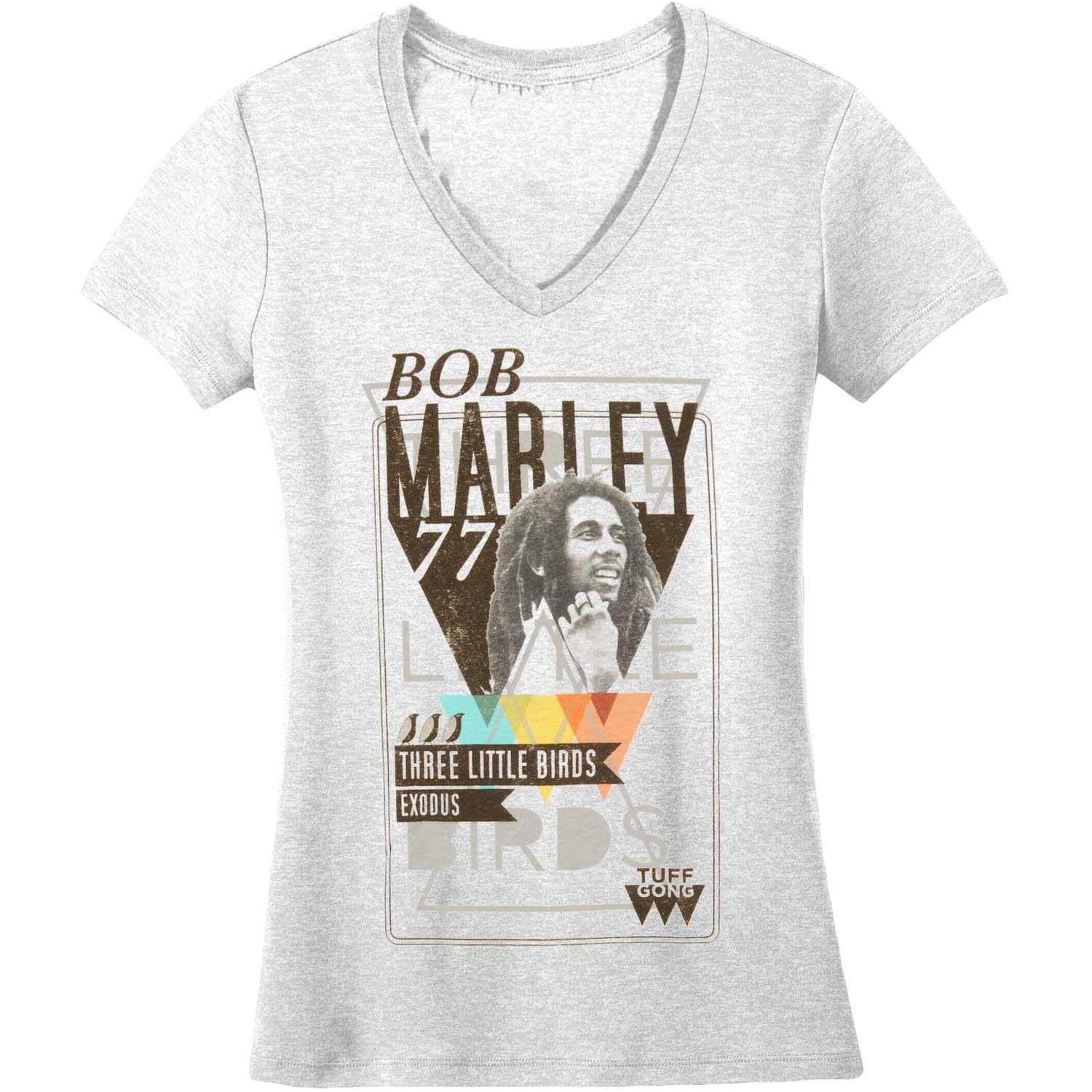 Little Birds Women's V Neck T-Shirt Junior Top