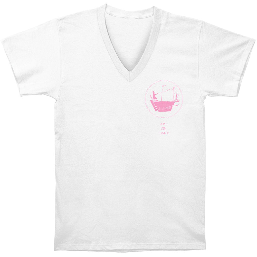 Bonnie Prince Billy & Dawn McCarthy Ship Pink Slim Fit T-shirt