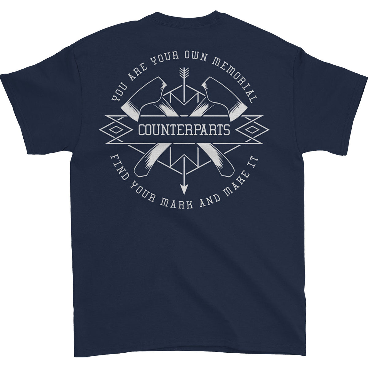 Counterparts Memorial T-shirt Back