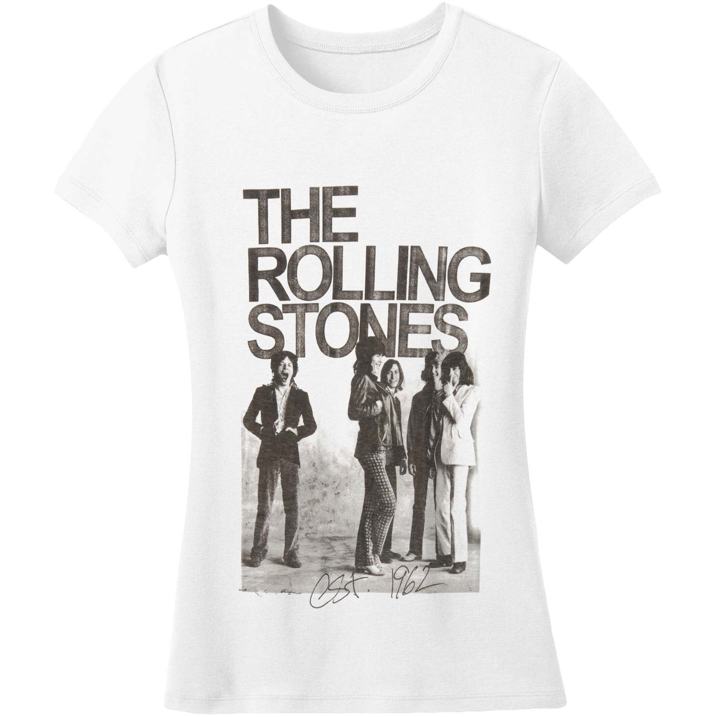 Rolling Stones 1962 Group Junior Top Front