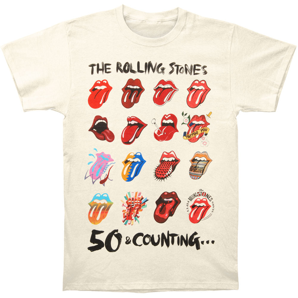 Rolling Stones Tongue Evolution 2013 Tour Slim Fit T-shirt Front