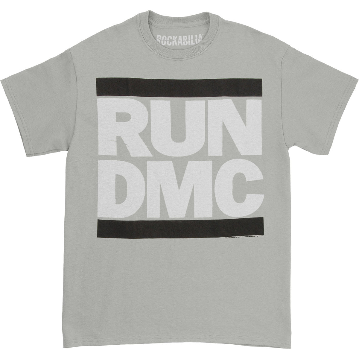 Run DMC Gray Scale Logo T-shirt Front