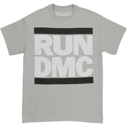 Run DMC Gray Scale Logo T-shirt Front