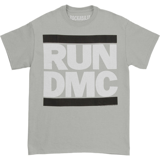 Run DMC Gray Scale Logo T-shirt Front