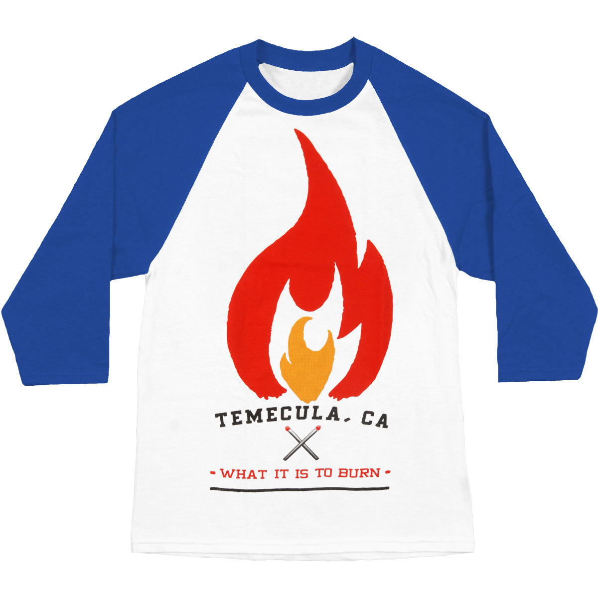 Finch Flame Baseball Jersey Front