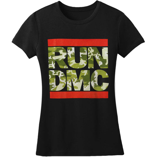 Run DMC Camo Junior Top Front