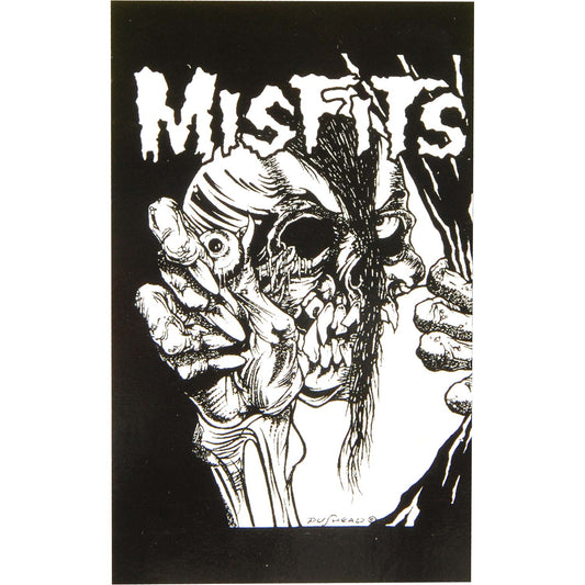 Misfits Skull Holding Eyeball Sticker Front