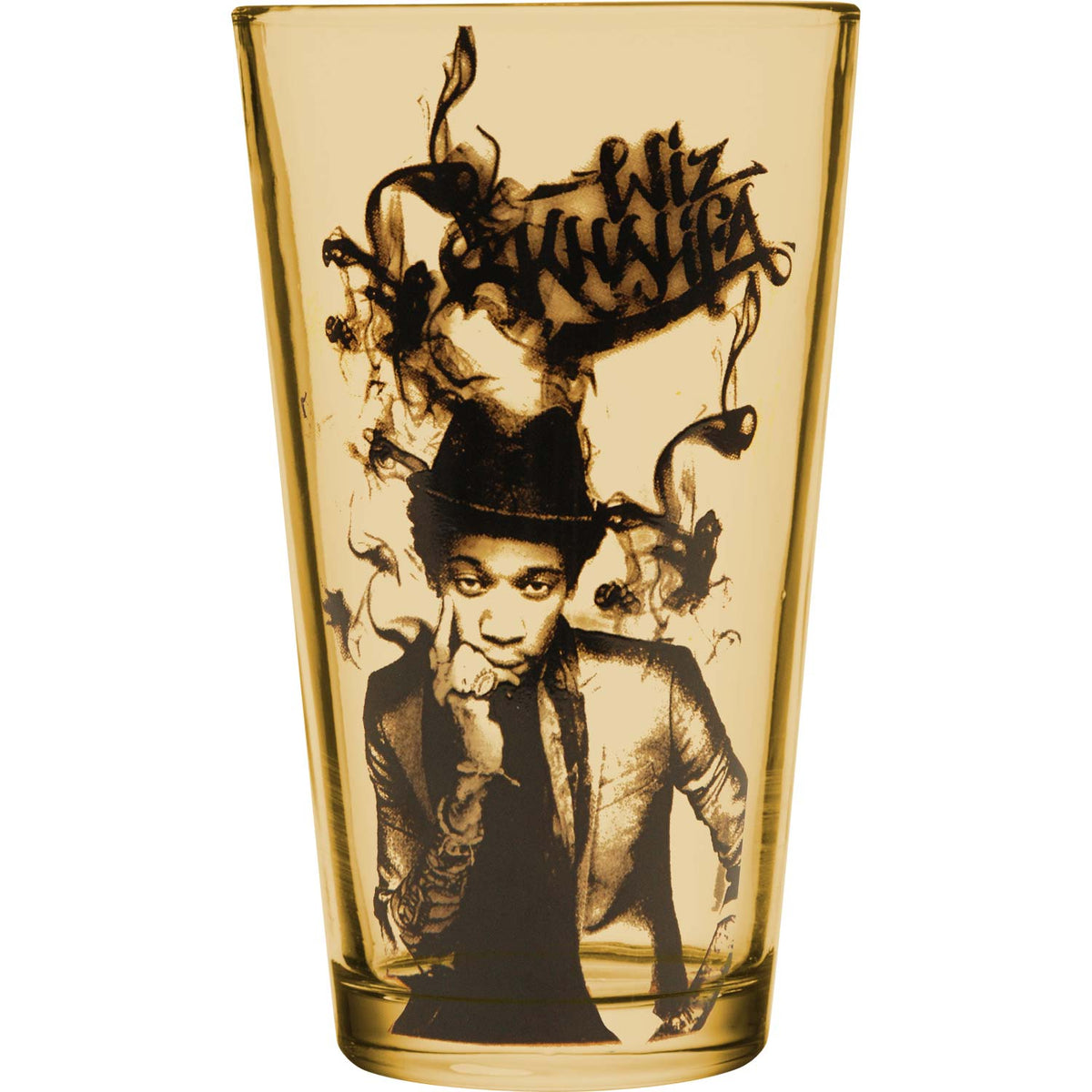Wiz Khalifa Smoke Pint Glass Front