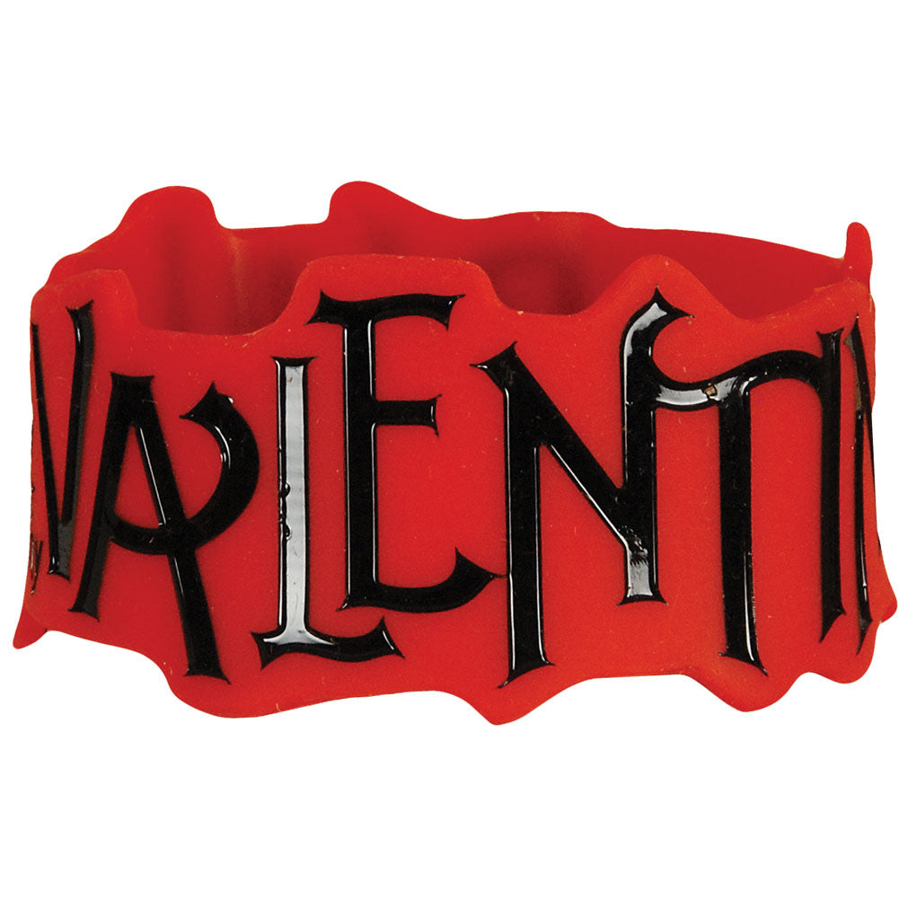 Bullet For My Valentine Logo Rubber Bracelet Front