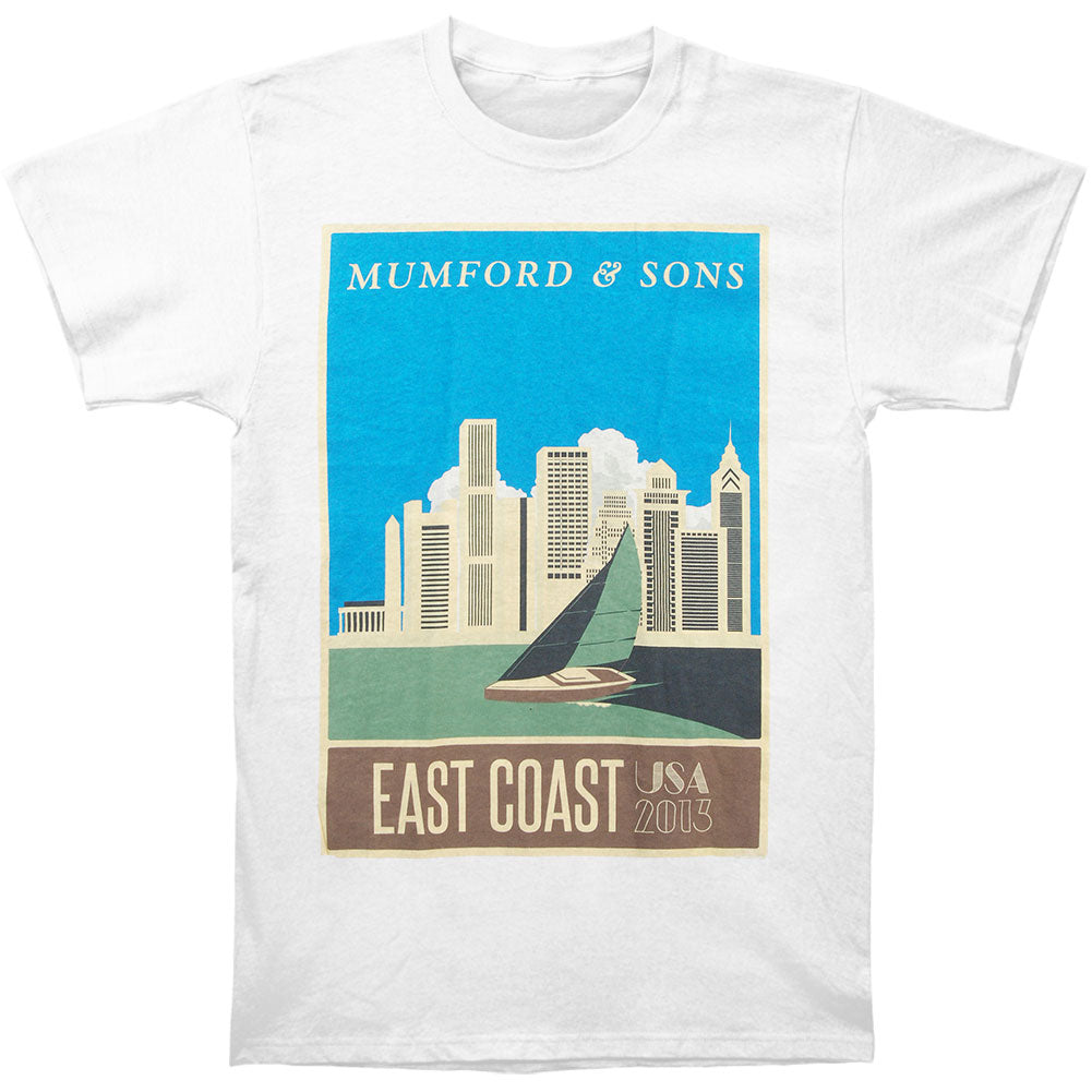 East Coast 2013 Tour Super Soft White Tee Slim Fit T-shirt