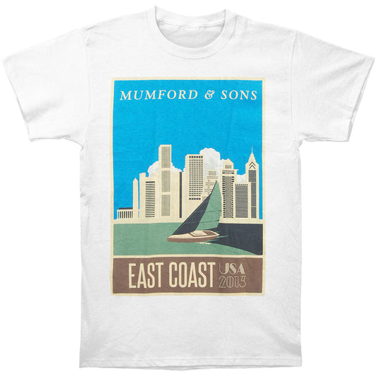East Coast 2013 Tour Super Soft White Tee Slim Fit T-shirt