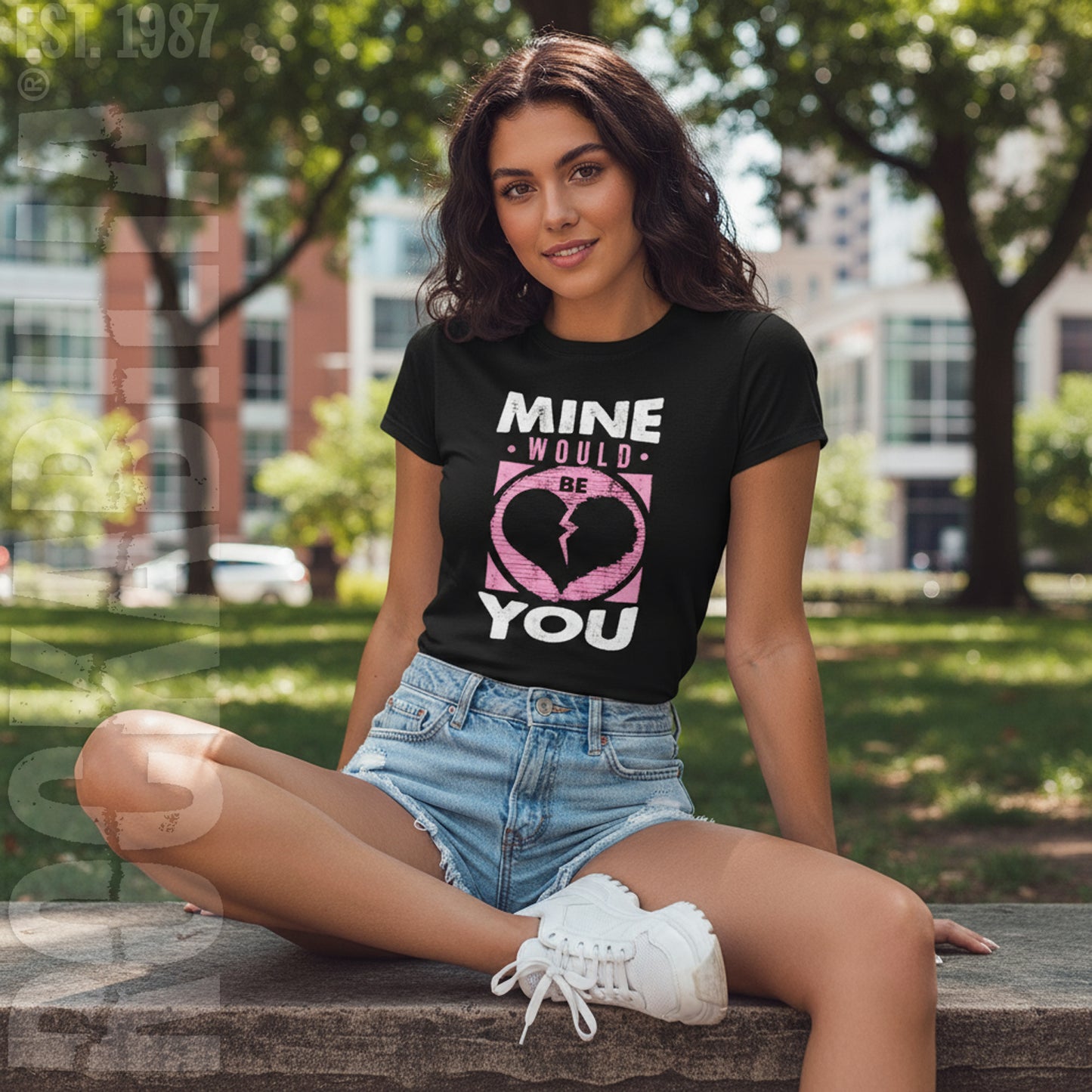 Mine Would Be You Broken Heart Junior Top