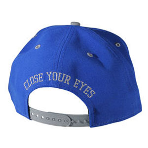 Close Your Eyes Wolf Baseball Cap Back