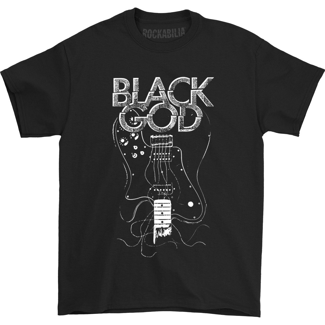Black God Guitar T-shirt