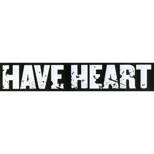 Have Heart Oversized B/W Logo Sticker
