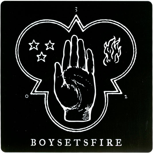 Boy Sets Fire While A Nation Sleeps Sticker