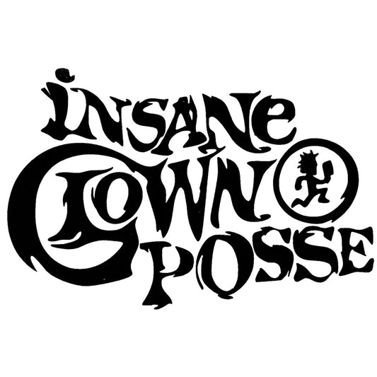 Insane Clown Posse Logo Peel & Rub Sticker Front