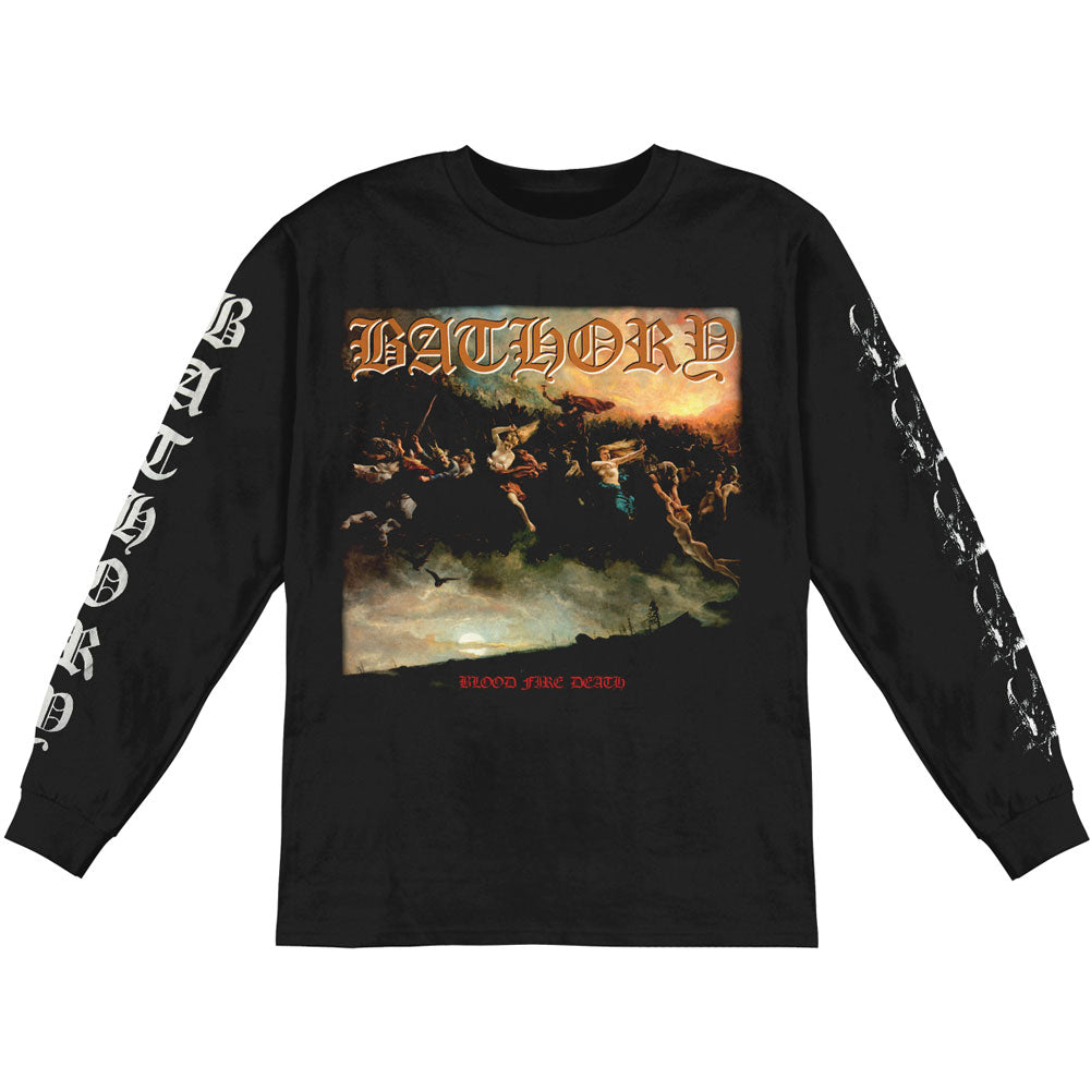 Bathory Blood Fire Death Long Sleeve Front