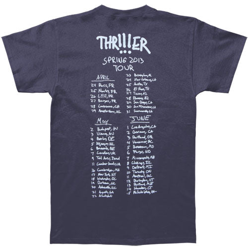 !!! Spring 2013 Tour Slim Fit T-shirt Back