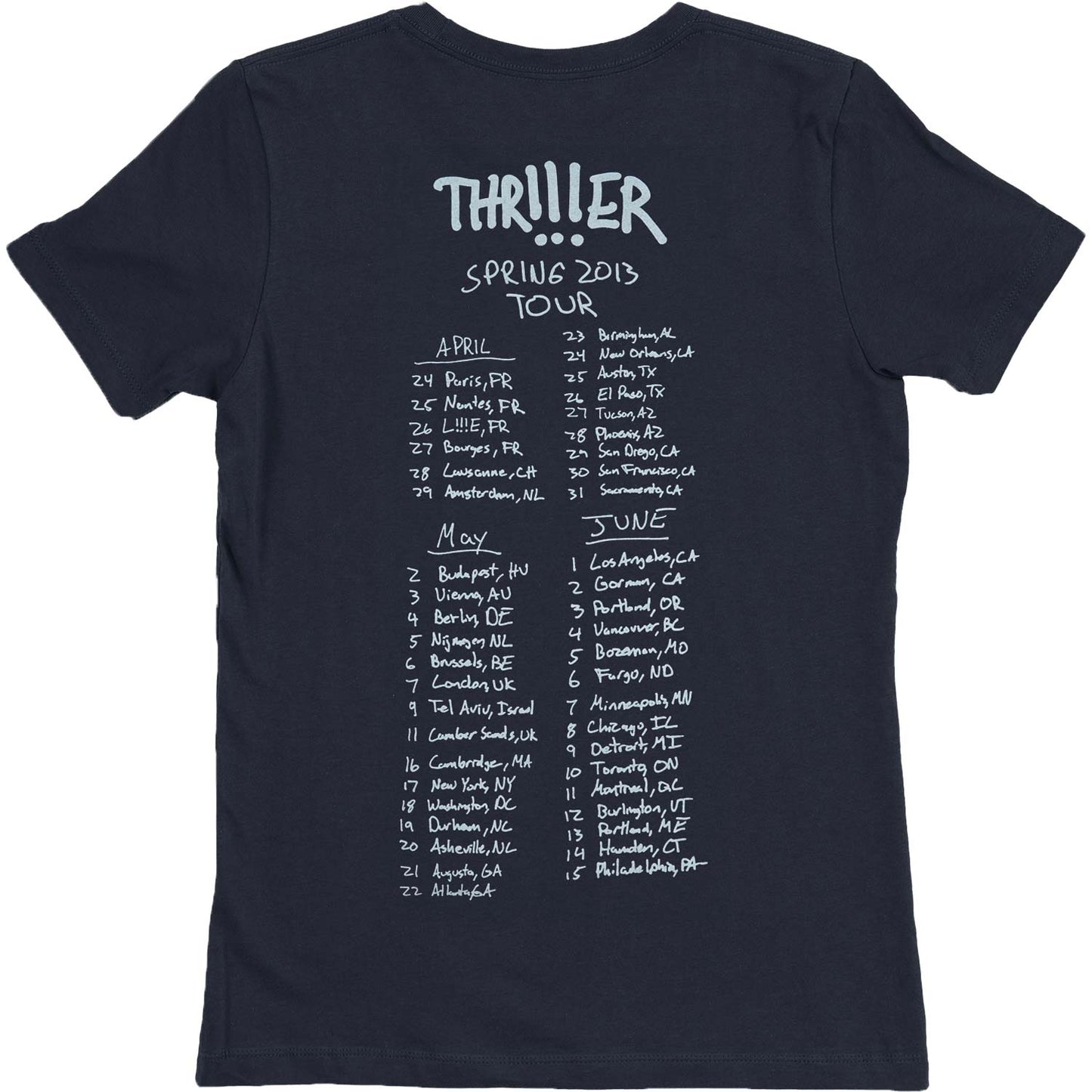 Girl's Spring Tour 2013 Soft Junior Top