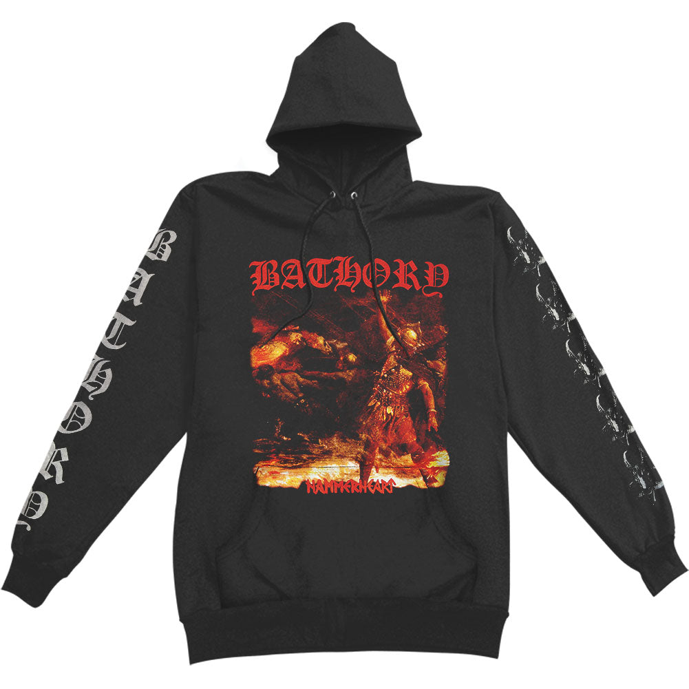 Bathory Hammerheart Hooded Sweatshirt Front