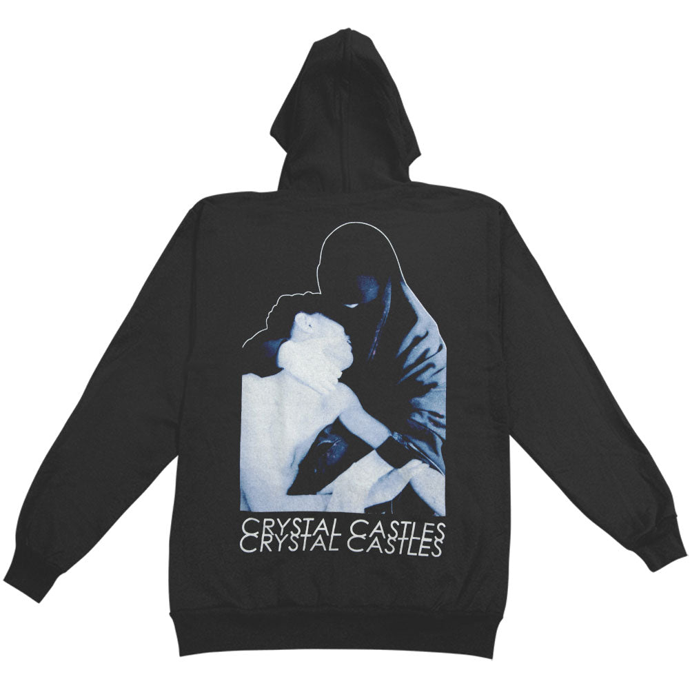 Crystal Castles Burka Zippered Hooded Sweatshirt Back