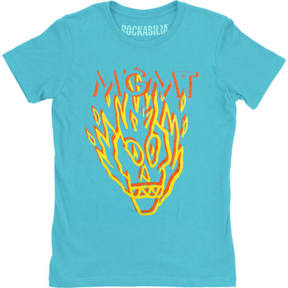 Girl's Skull Junior Top