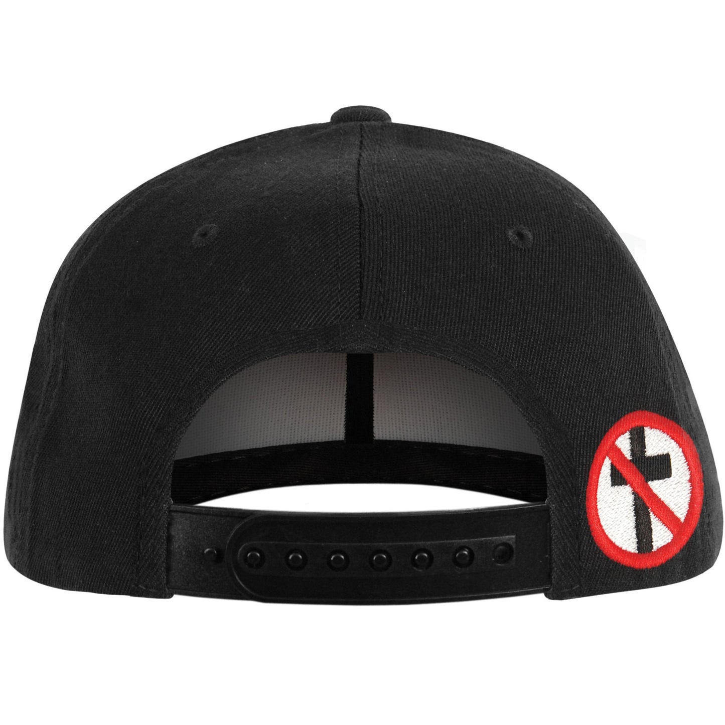 Bad Religion Logo Snapback (Black/Red) Baseball Cap Back