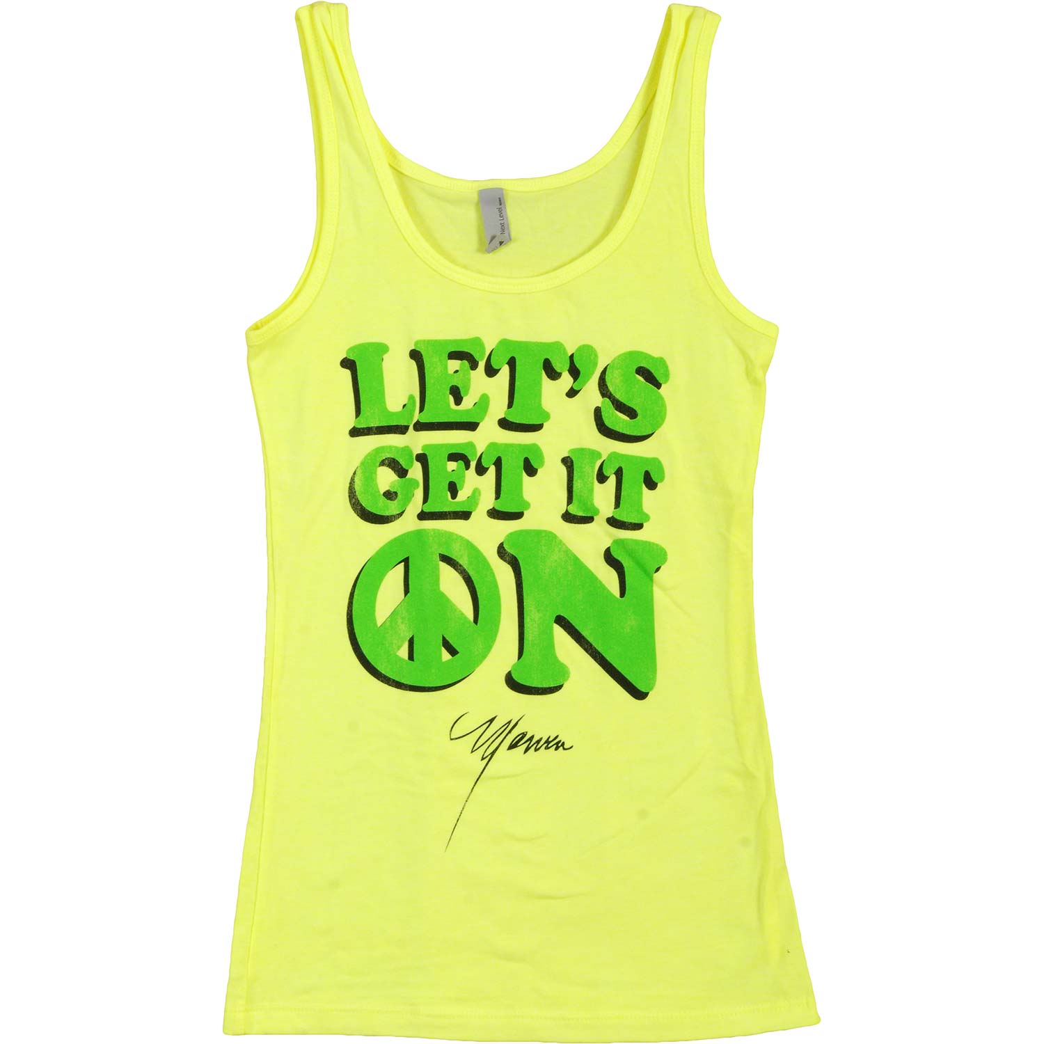 Let's Get It On Neon Tank Top Womens Tank