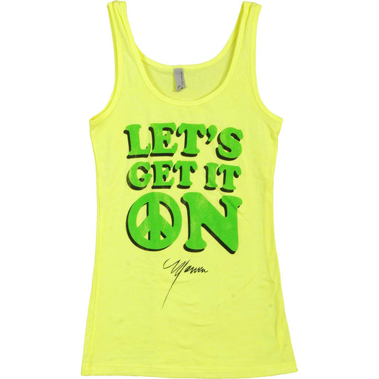 Let's Get It On Neon Tank Top Womens Tank