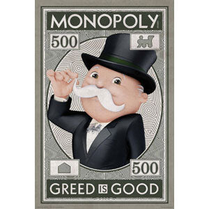 Monopoly Money Domestic Poster
