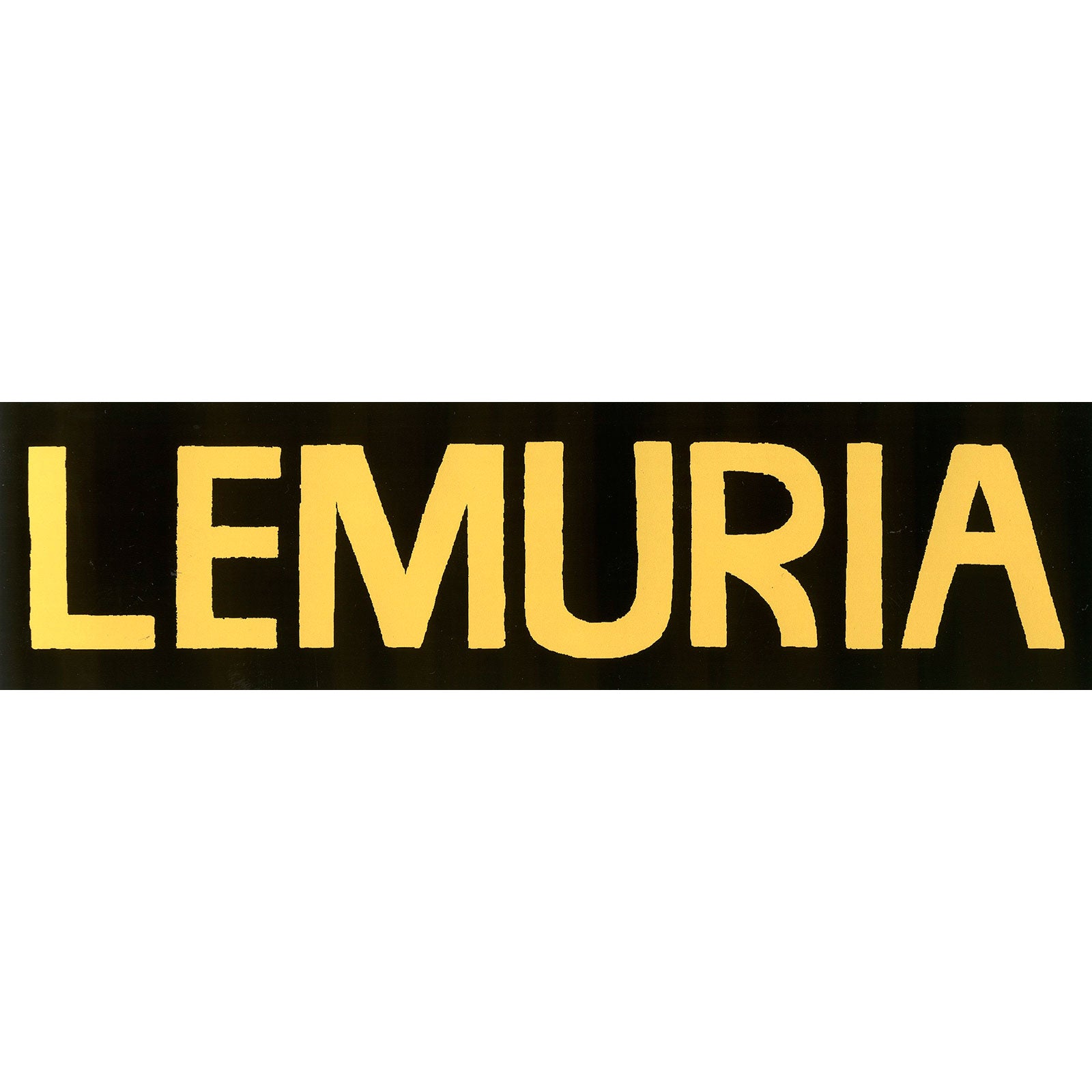 Lemuria Yellow Logo Sticker