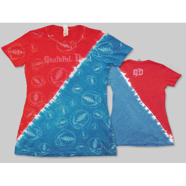 Grateful Dead SYF Lightning Bolt Burnout Junior Top Front