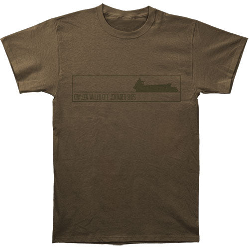 Kowloon Walled City Container Ships Slim Fit T-shirt