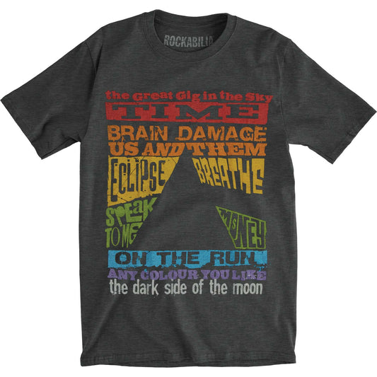 Pink Floyd Dark Side Tracks Slim Fit T-shirt Front