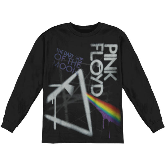 Pink Floyd Dark Side Graffiti Long Sleeve Front