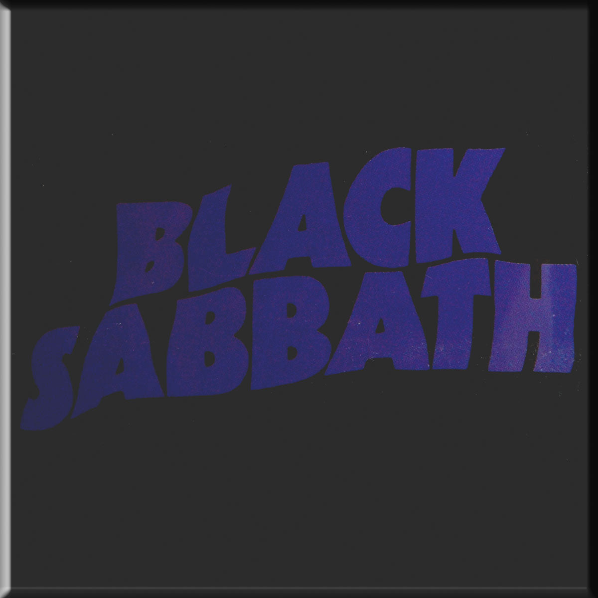 Black Sabbath Wavy Logo Magnet Front