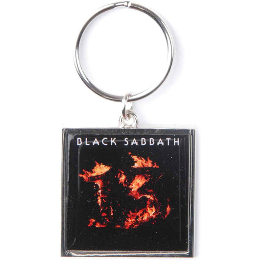 Black Sabbath 13 Metal Key Chain Front