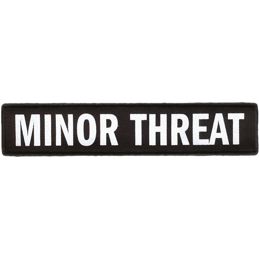 Minor Threat Logo Patch Embroidered Patch Front