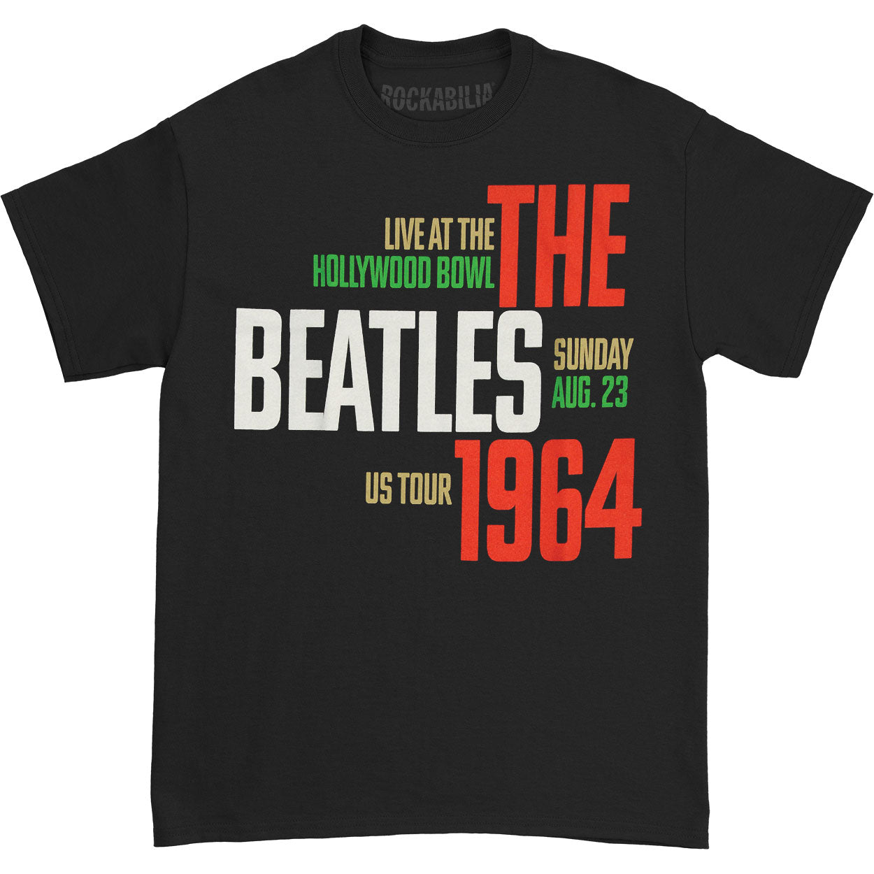 Beatles '64 Hollywood Bowl T-shirt Front