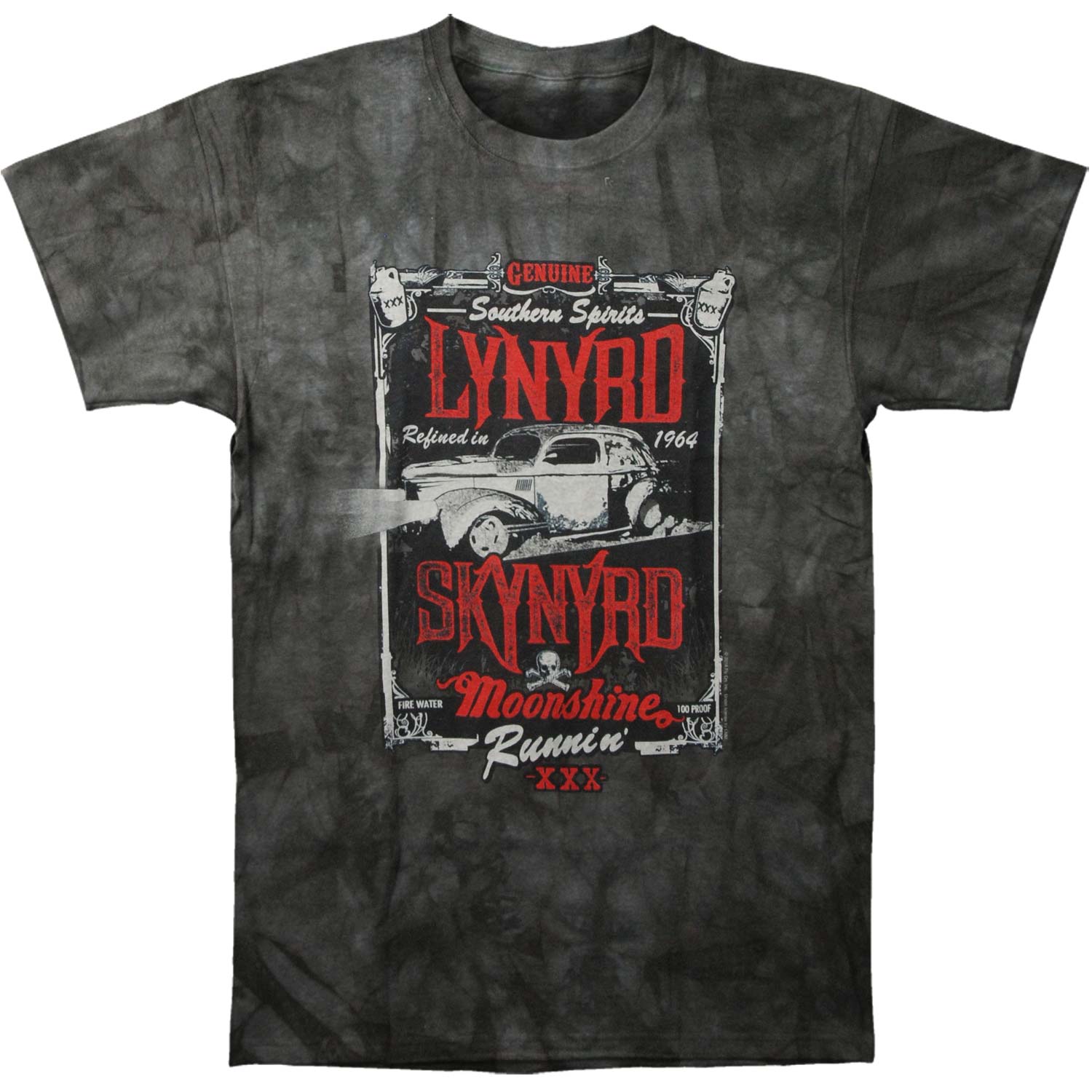 Lynyrd Skynyrd Moonshine Runnin Tie Dye T-shirt Front