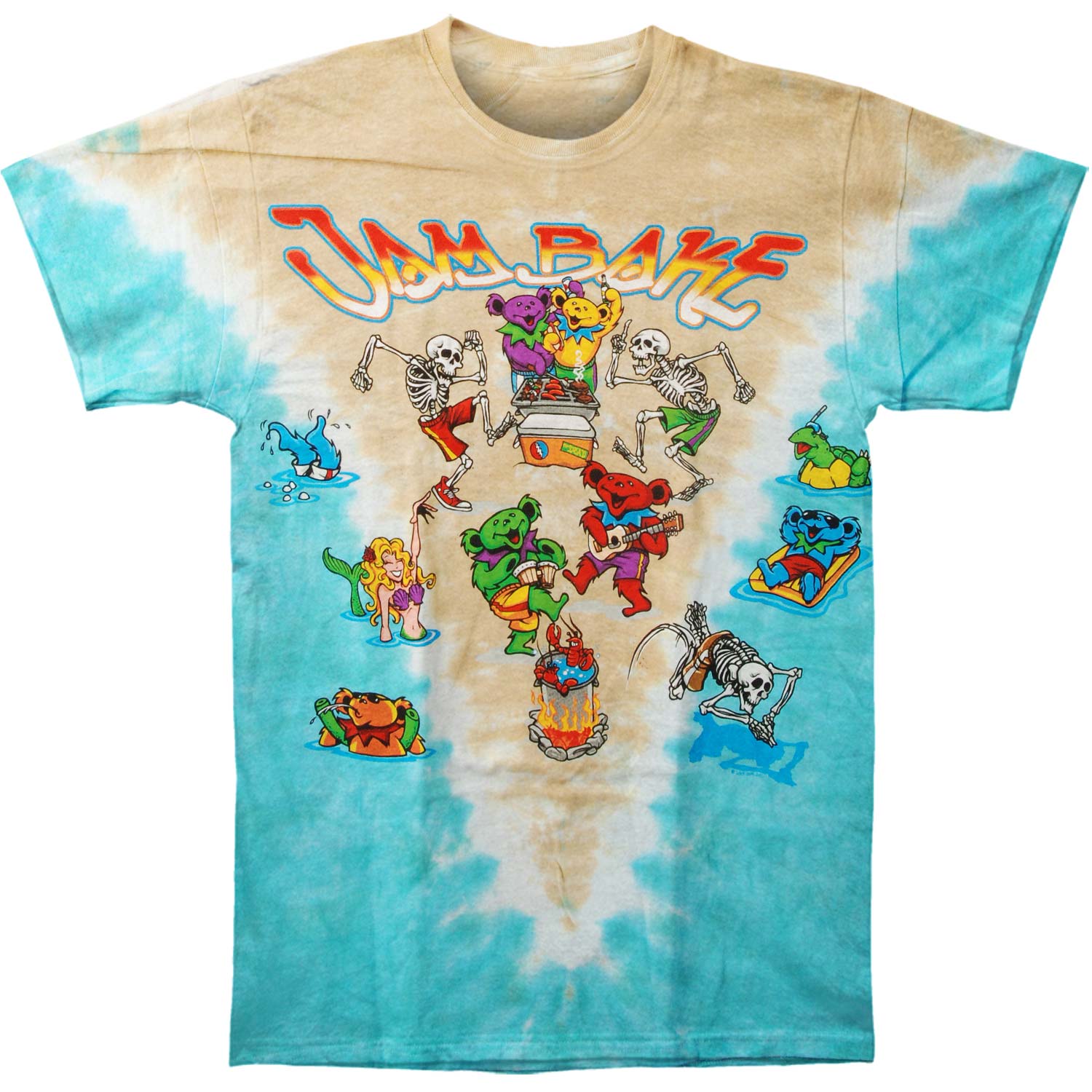 Grateful Dead Jam Bake Tie Dye T-shirt Front