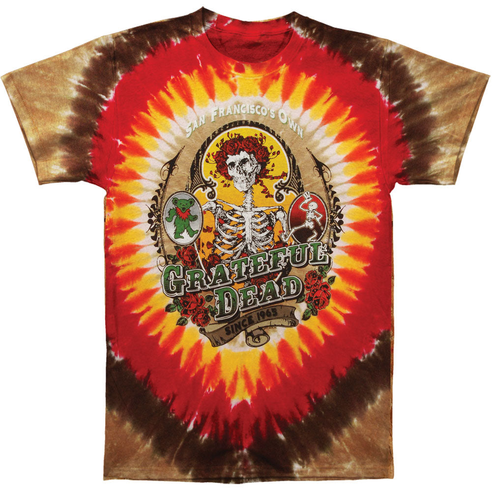 Grateful Dead Bay Area Beloved Tie Dye T-shirt Front