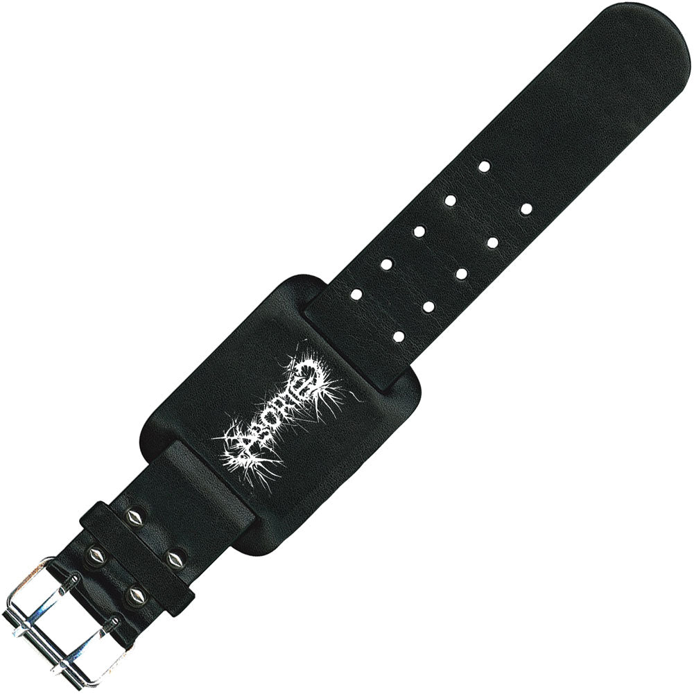 Aborted Logo Wristband Front