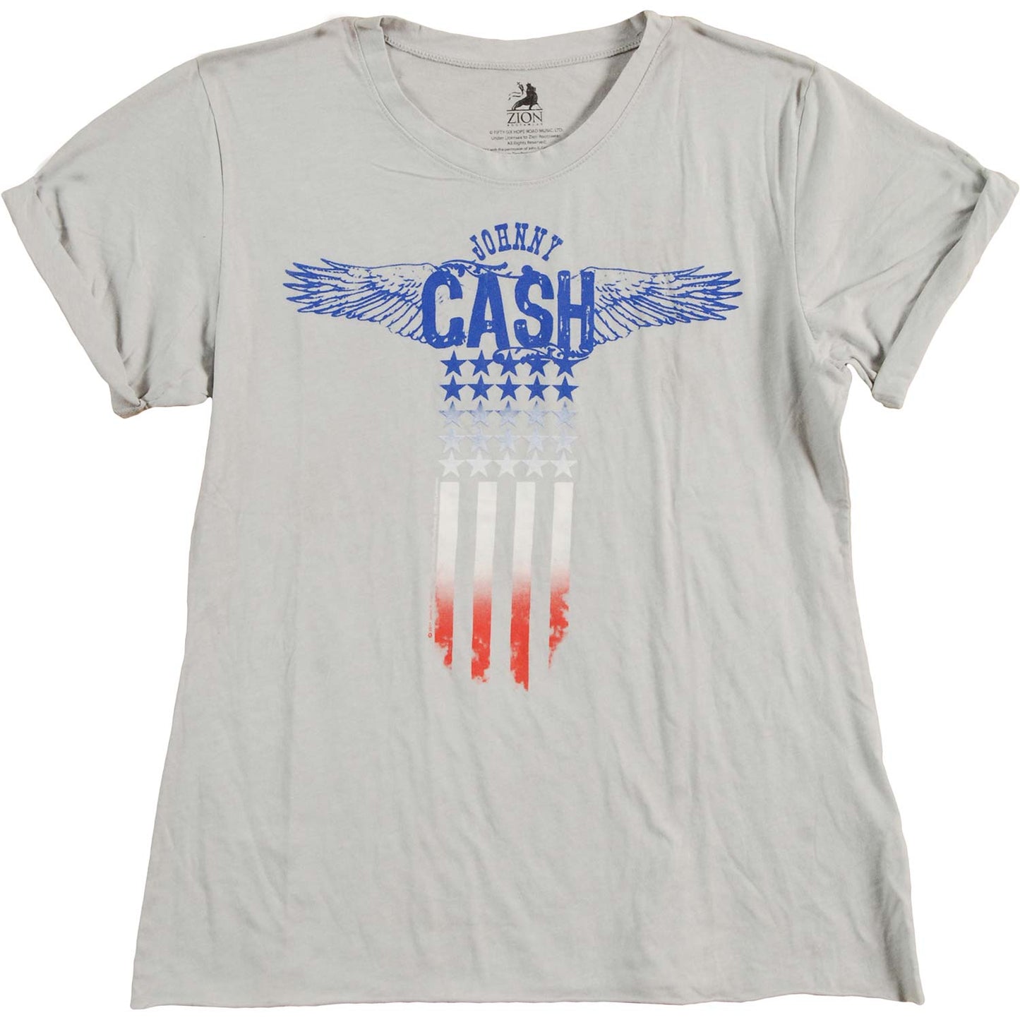 Johnny Cash Flag Junior Top