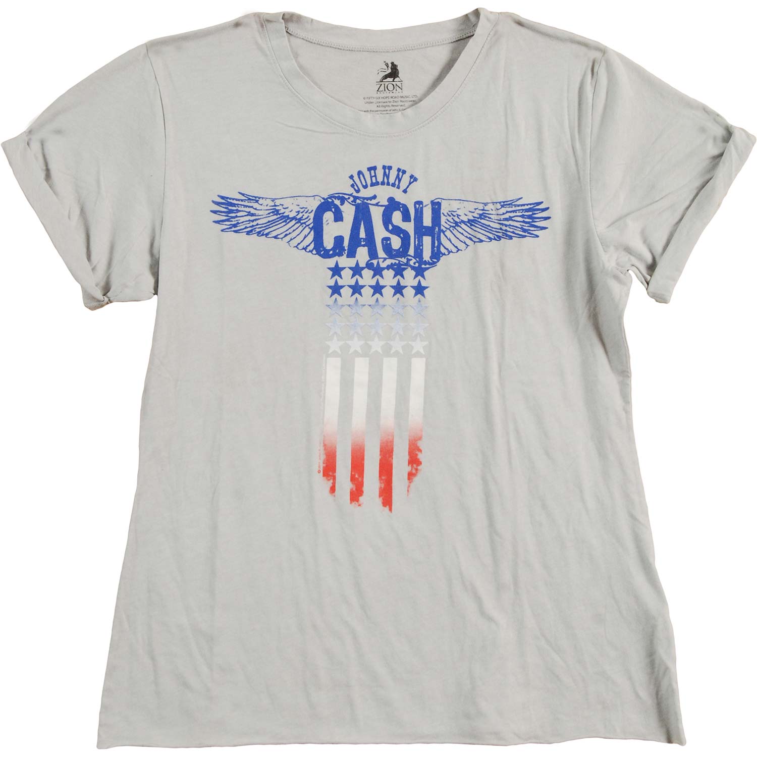 Johnny Cash Flag Junior Top