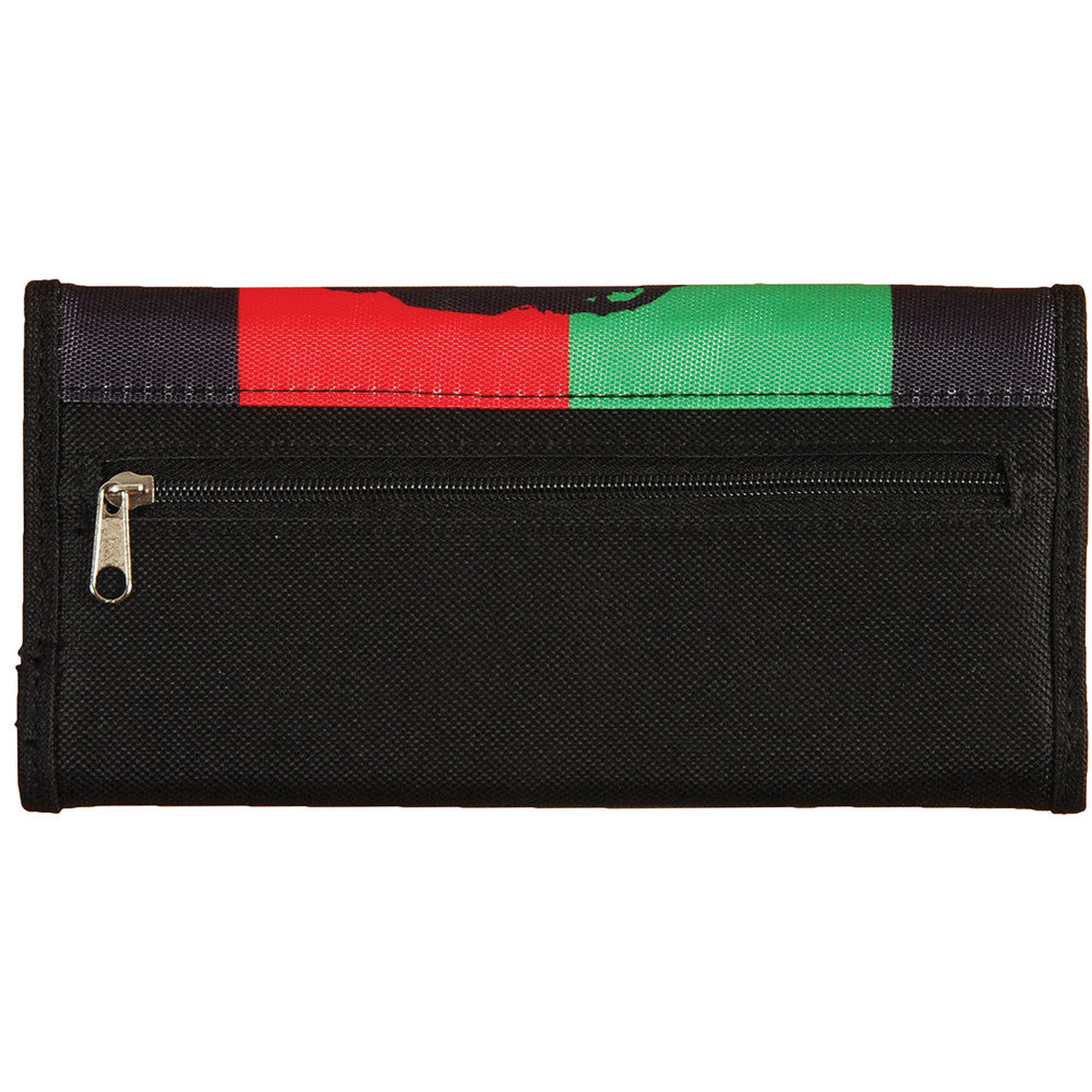 Bob Marley One Love Trifold Girls Wallet Back