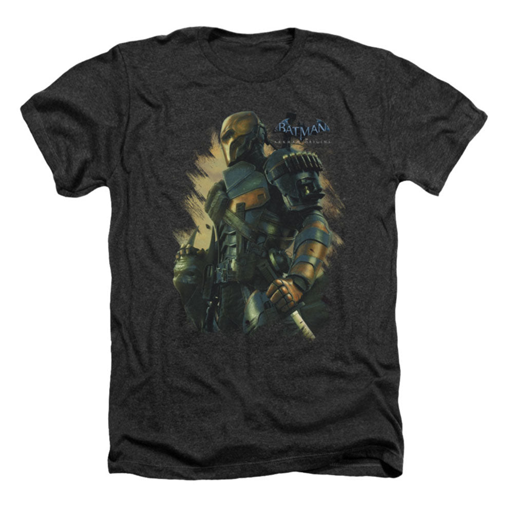 Batman Deathstroke Heather T-shirt