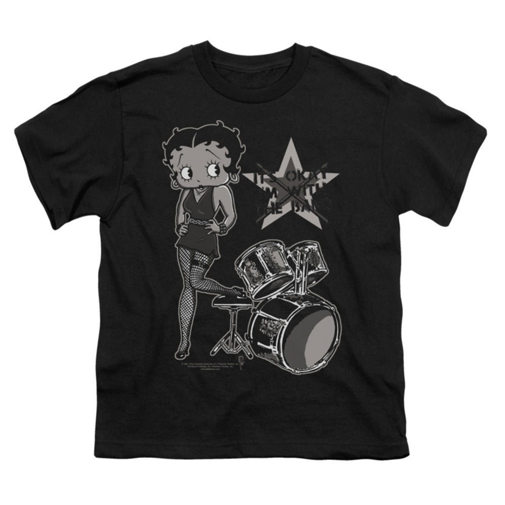 Betty Boop With The Band Youth T-shirt
